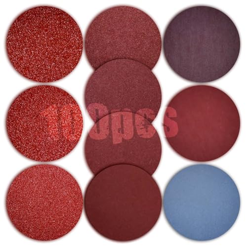 SPEEDWOX 100PCS Sanding Discs 3 Inch Hook and Loop Sandpaper 80/100/180/240/600/800/1000/1200/2000/3000 Grit Sander Disc Sanding for Sanders Drill Grinder Rotary Tools Attachment Woodworking - style: 80 to 3000 Grit