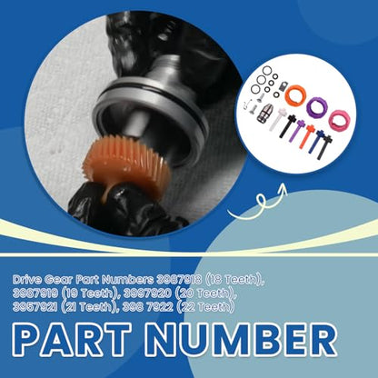Speedometer Gear Kit(21-Piece Set),Plastic Containing Fiberglass