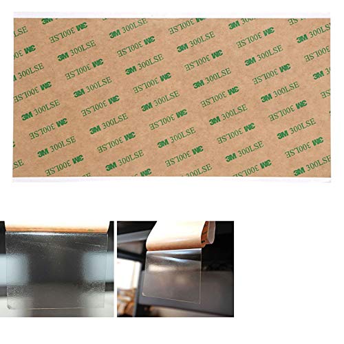 3M 300lse 4" X8" Heavty Duty Double Sided Sticky Adhesive Sheet Tape High Bond Transfer Tape Ideal for Attaching Digitizers to Phones and Tablets (1 Sheets 4"x8")