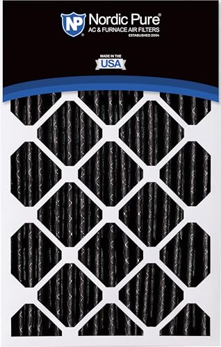 Nordic Pure 16x25x5 Pleated MERV 8 Plus Carbon Air Filters 2 Pack - style: MERV 8 P + Carbon