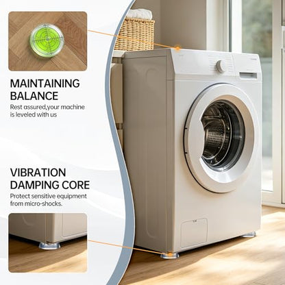 Anti Vibration Pads for Washing Machine, 4Pcs - color: Transparent, size: 4pcs
