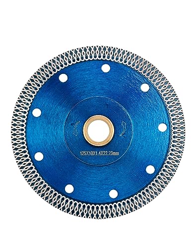 5" Super Thin Diamond Tile Blade Porcelain Cutting Blade for Cutting Granite Marble Ceramics Porcelain Tiles - size: 5"