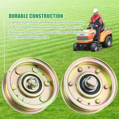 756-04224 Flat Idler Pulley for Cub Cadet LT1050 LT1042 LT1045 Deck - color: T8 1x756-0981