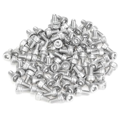 105 Pieces M3 x 5mm Socket Head Cap Screws, Thread Pitch 0.5mm, Sutemribor M3 Screws, 304 Stainless Steel, Fully Threaded, Silver - size: M3 x 5mm, style: Socket Head