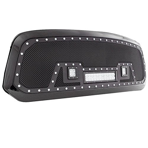 Paramount Automotive 48-0847 Evolution Black Stainless Steel Wire Mesh Packaged Grille