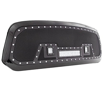 Paramount Automotive 48-0847 Evolution Black Stainless Steel Wire Mesh Packaged Grille