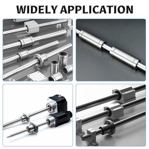 4 Pcs LMK10UU Square Flange Linear Ball Bearings, 10x19x29mm - size: LMK10UU