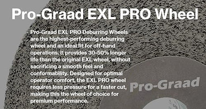 EXL PRO Deburring Wheel 6" x 3/8" x 1", 9S Fine, 94932 - style: 6" x 3/8" x 1"