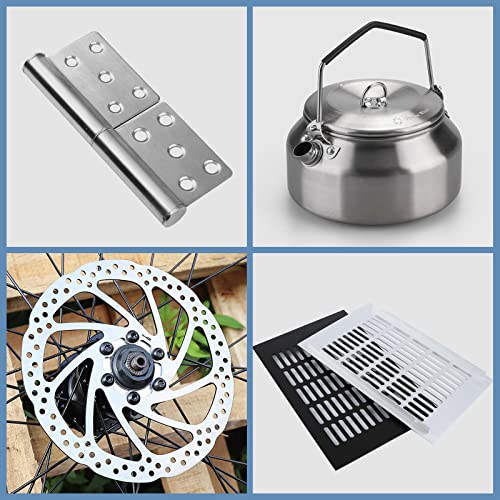2Pack 1/8Inch Thick Aluminum Sheet Plate, 12" x 12" 6061 Aluminum Plates - size: 12x12", style: 2PCS-1/8"