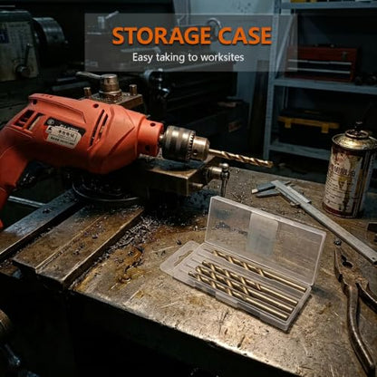9/32" M35 Cobalt Twist Drill Bit Set for Stainless Steel (5 Pcs) - style: 9/32"(5pcs)