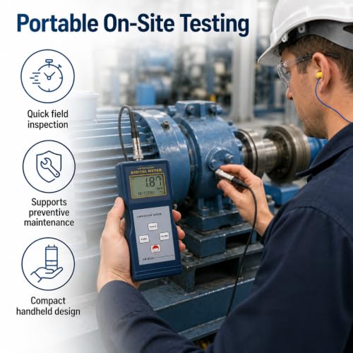 Digital Vibration Meter VM-6320 Vibration Analysis Meter Mechanical Vibration Meters