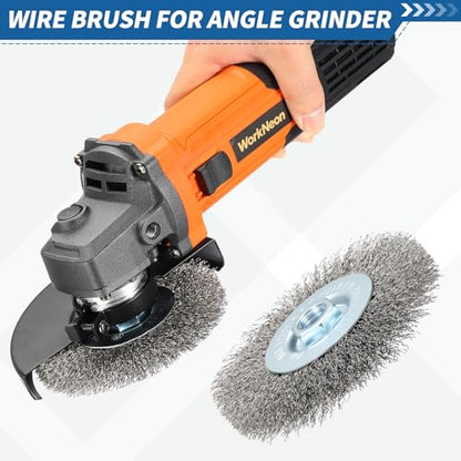 4.5" Wire Brush for Angle Grinder with 5/8"-11 Arbor