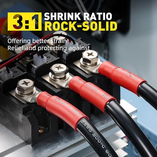 haisstronica 340PCS Solder Seal Connectors Kit with 3:1 Heat Shrink Tubing - size: 340 PCS