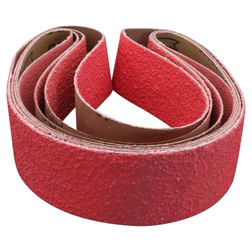 4 Pack 2x36 Ceramic Grinding Belts for Belt Sander