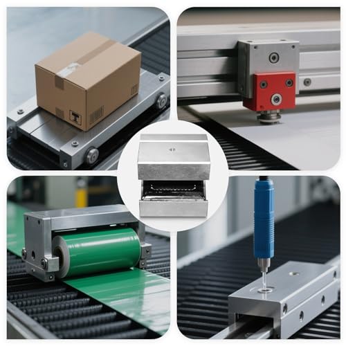 2pcs SBR20 LUU Aluminum Block 20mm Linear Motion Ball Bearing Slide Block Match for SBR20 LUU 20mm Linear Guide Rail - size: SBR20LUU-2PSC
