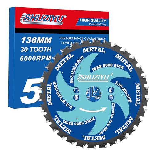 Metal Cutting Circular Saw Blade 5-3/8"(136mm)-30T. - size: 5-3/8"(136mm) 30T