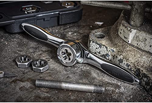 GEARWRENCH 42 Piece Ratcheting Tap & Die Set, Metric - 3886 - size: 42 PC, style: Metric