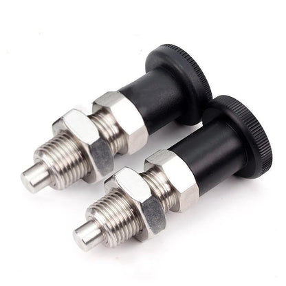 Push Fit Ball Nose Spring Plunger, Stainless Steel Retractable Spring Plunger Return Knob Plunger Spring Loaded Plunger Spring Plunger Pin Non Lock Out Indexing Plunger Pull Knob Spring Pin (M16) - size: M16