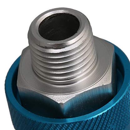 Aluminum 1/4"" Thread Pneumatic Flow Control Manual Hand Slide Valve
