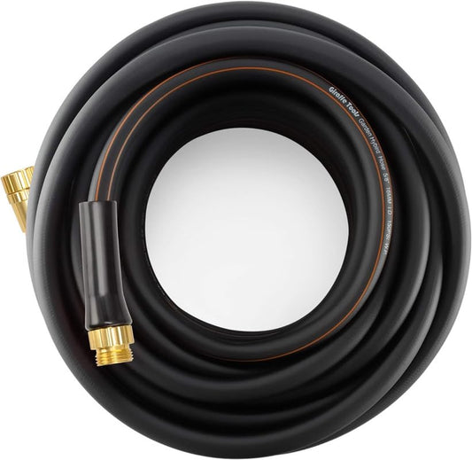 Giraffe Tools Garden Hose 50ft x 5/8", Water Hose Heavy Duty, Flexible, Lightweight Hybrid Hose, Male to Female Fittings - size: 50FT Male Female