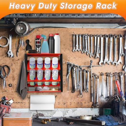 Ultrawall Spray Can Holder Rack, Steel Wall Mounted Spray Bottle Holder
