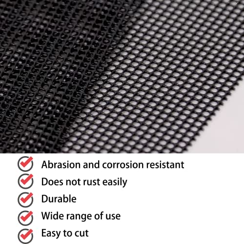 PVC Coated 304 Stainless Steel Mesh 2-Pack, Screen for Vent Cage Cabinet - size: 8.2"x11.8",2pack