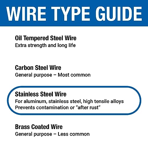 Mercer Industries 186520 - 4" x 1/2" x 5/8"-11 Knot Wire Wheel,.020 Stainless Steel Wire (with metric adapters) - color: .020 Stainless Steel (With Metric Adapters), size: 4" x 1/2" x 5/8"-11, style: Knot Wire Wheel