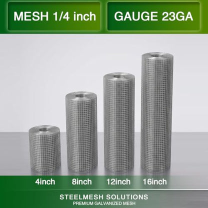 Chicken Wire Fence,Hardware Cloth 1/4 Inch 8inx30ft (23 GA) - color: 1/4inch, size: 8in x 30ft