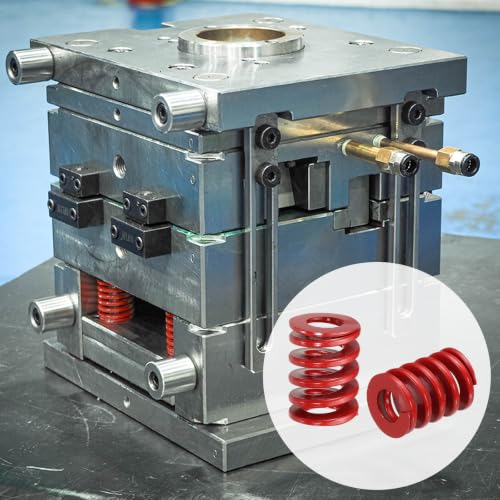 HARFINGTON 6pcs Die Spring 3/4" OD x 1" Free Length SMH4004, Red - size: 3/4" OD x 1" Free Length