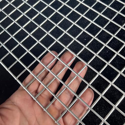 13Gauge Hole 3/4 inch 16"x12"Stainless Steel Hardware Cloth Delivered Flat|Strong Heavy Wire Fence Chicken Wire Fencing Metal Screen for Screen Door Mesh,Poultry Cage,Grill Mesh,Bird Netting,Pet Grate - size: 16"x12", style: 13Ga 3/4" Holes
