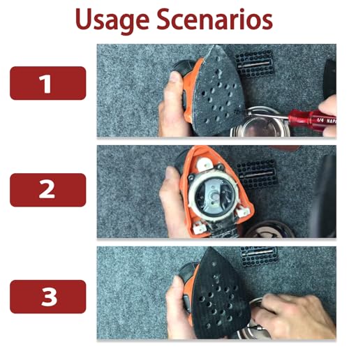 90604245 For Black & Decker Mouse Sander Pads Replacement Platen Assembly