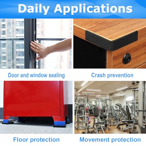 Adhesive Rubber Strips 1/8 (.125)" Thick X 4" Wide X 10'Long - size: 4"X10'X1/8", style: With Adhesive