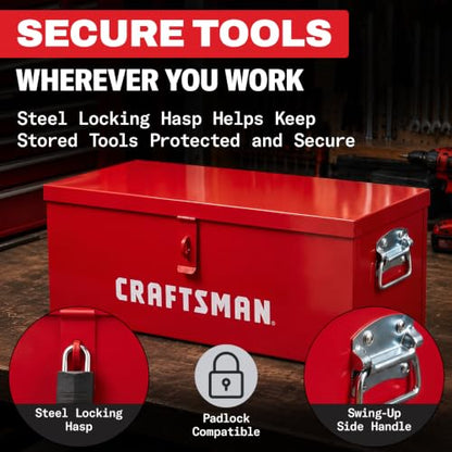 30" Craftsman Utility Box in Red - color: Red