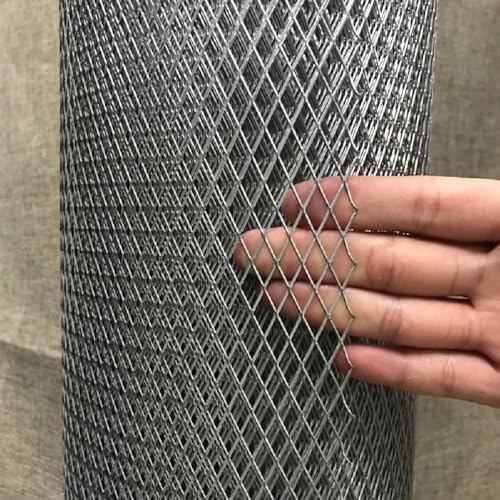 304 Stainless Steel Expanded Metal Mesh Sheet (Mesh8x16mm Size16"X40"), Diamond Mesh Screen for Vent, Rodent Proof Dryer Vent Cover, Pet Screen, Animal Cage Metal Netting