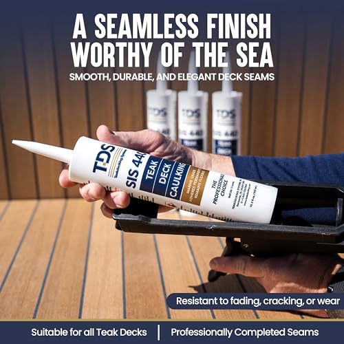 Teakdecking Systems (TDS) SIS 440 Teak Deck Caulk Cartridge 10.3oz - White - color: White, size: 10.3 oz
