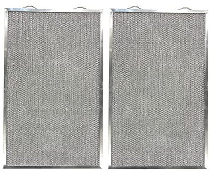 Air Filter Factory Replacement For Honeywell 203372, 136389, F50A1025, F50E1000, F50E1026, F50E1141, F50E1166, F50E1273, F50E1299 HVAC Furnace Aluminum EAC Pre/Post Filters 2-Pack