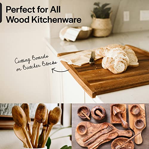 Thirteen Chefs Mineral Oil - 12oz Food Grade Conditioner for Wood Cutting Board, Countertop & Butcher Block, Lubricant for Knife or Meat Grinder - Safe USP Finish on Marble, Soapstone (Pack of 2) - size: 12 Fl Oz (Pack of 2)