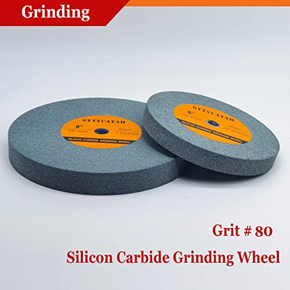 6" Bench Grinding Wheel, Green Silicon Carbide Abrasive - style: 6 inch