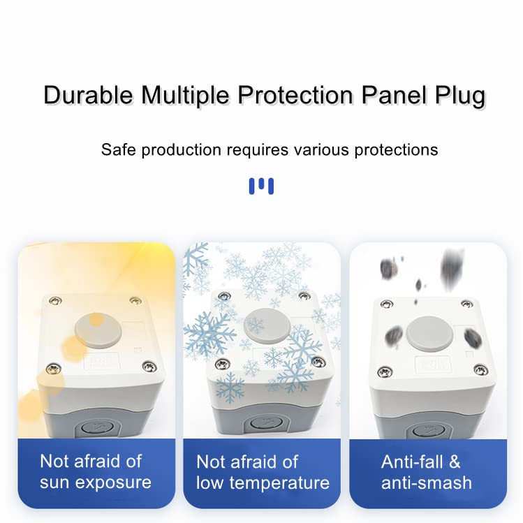 Fielect 12Pcs 30mm Push Button Switch Hole Panel Plug - size: 1.18" / 30mm, style: 12Pcs