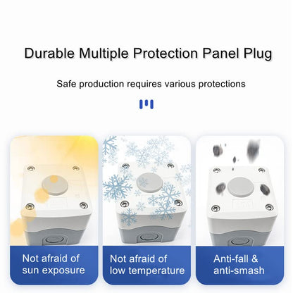Fielect 12Pcs 30mm Push Button Switch Hole Panel Plug - size: 1.18" / 30mm, style: 12Pcs