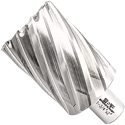 S&F STEAD & FAST Annular Cutter with Pilot Pin, 7/4" x 2", Mag Drill Bit - size: 1-3/4" x 2"