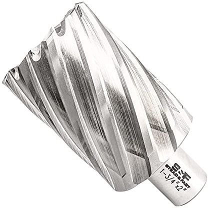 S&F STEAD & FAST Annular Cutter with Pilot Pin, 7/4" x 2", Mag Drill Bit - size: 1-3/4" x 2"
