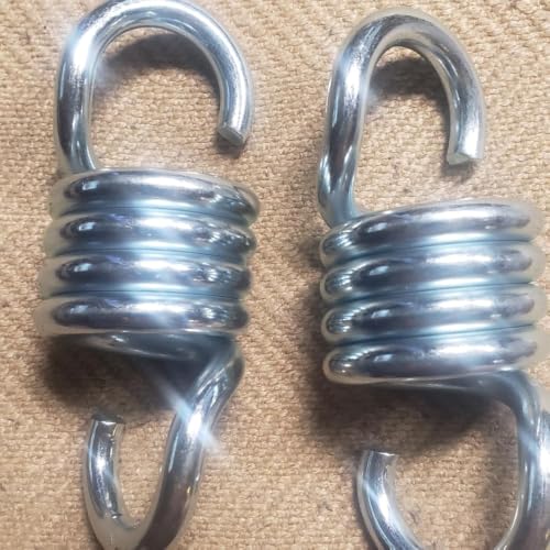 Premium Heavy Duty Porch Swing Spring, 1100 LBS Rust Resistant Hammock Hanging Chair Hook, Outdoor Patio Swing Hardware - size: 4Inch