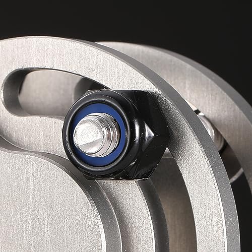 M8 x 1.25mm Nylon Insert Hex Lock Nuts 100Pcs 304 Stainless Steel Locknuts, Hex Drive, Black Oxide by SG TZH - color: Black, size: M8