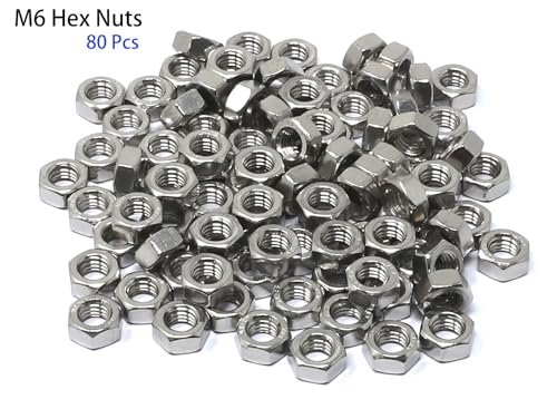 iexcell 240 Pcs M6 x 8/10/12/14/16/20/25/30 Stainless Steel 304 Hex Socket Head Cap Screws Bolts Nuts Washers Assortment Kit - size: M6 x 8/10/12/14/16/20/25/30mm