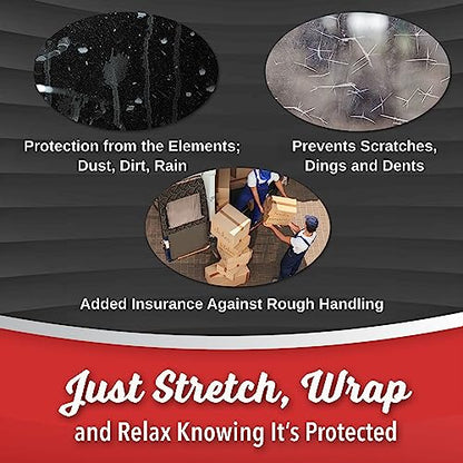 Simply Cool Mini Stretch Wrap 12 Pack 5 Inch 1000 Ft 80 Gauge Shrink Wrap - size: 5-inch