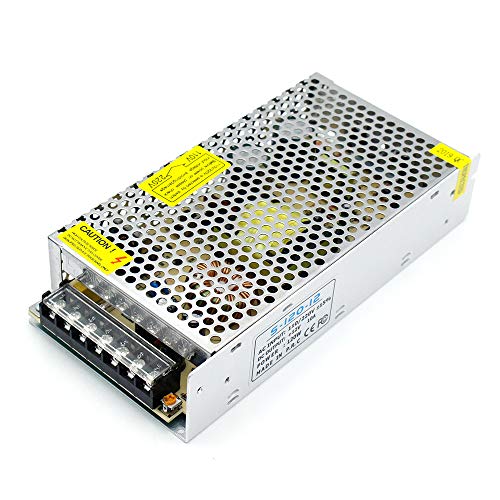 inShareplus 12V 10A 120W, DC Universal Regulated Switching Power Supply, 100-240V AC to DC 12 Volt LED Driver, Converter, Transformer for LED Strip Light, Computer Project - style: 12V 120W