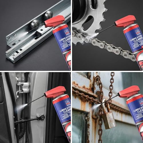 Glodway Garage Door Lubricant Spray,High Performance Fast Drying Grease for Metal Parts,Sliding Door Tracks,Locks,Hinges,Chains,No Sticky Residue,Long Lasting Protection,7 OZ，3 Pack - size: 3 Pack