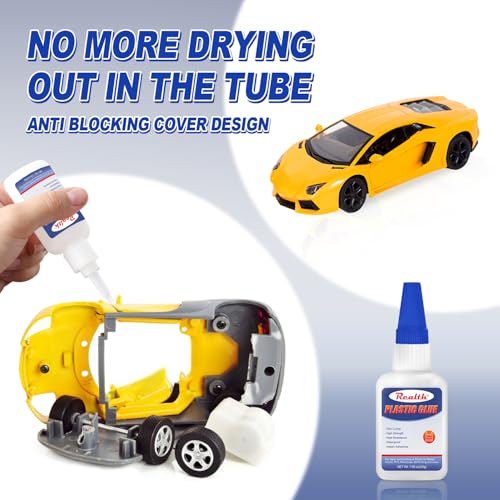 Super Glue for Plastic 30g, Fast Drying, with Anti-Clog Cap - size: 30g, style: Plastic Glue