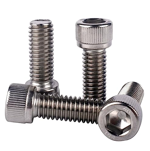 1/4-20 x 3/4" Allen Hex Socket Head Screw Bolt, 304 Stainless Steel 18-8, UNC Machine Full Thread, Pack of 20 - size: 1/4-20 x 3/4" (20 PCS)